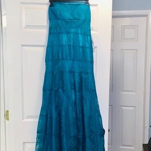 Jump Apparel 3/4 Strapless Prom Formal Dress